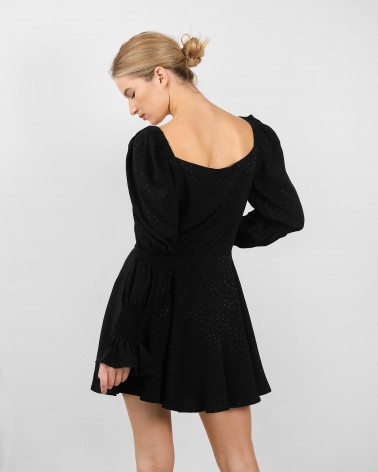 Сукня з однотонною вишивкою від FASHIONISTA  чорний