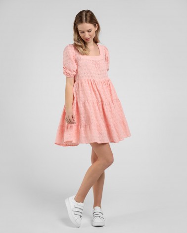 Сукня з мініперфорацією від FASHIONISTA рожевий