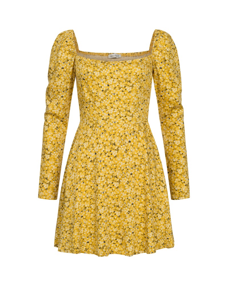 Сукня з квітковим принтом від FASHIONISTA жовтий