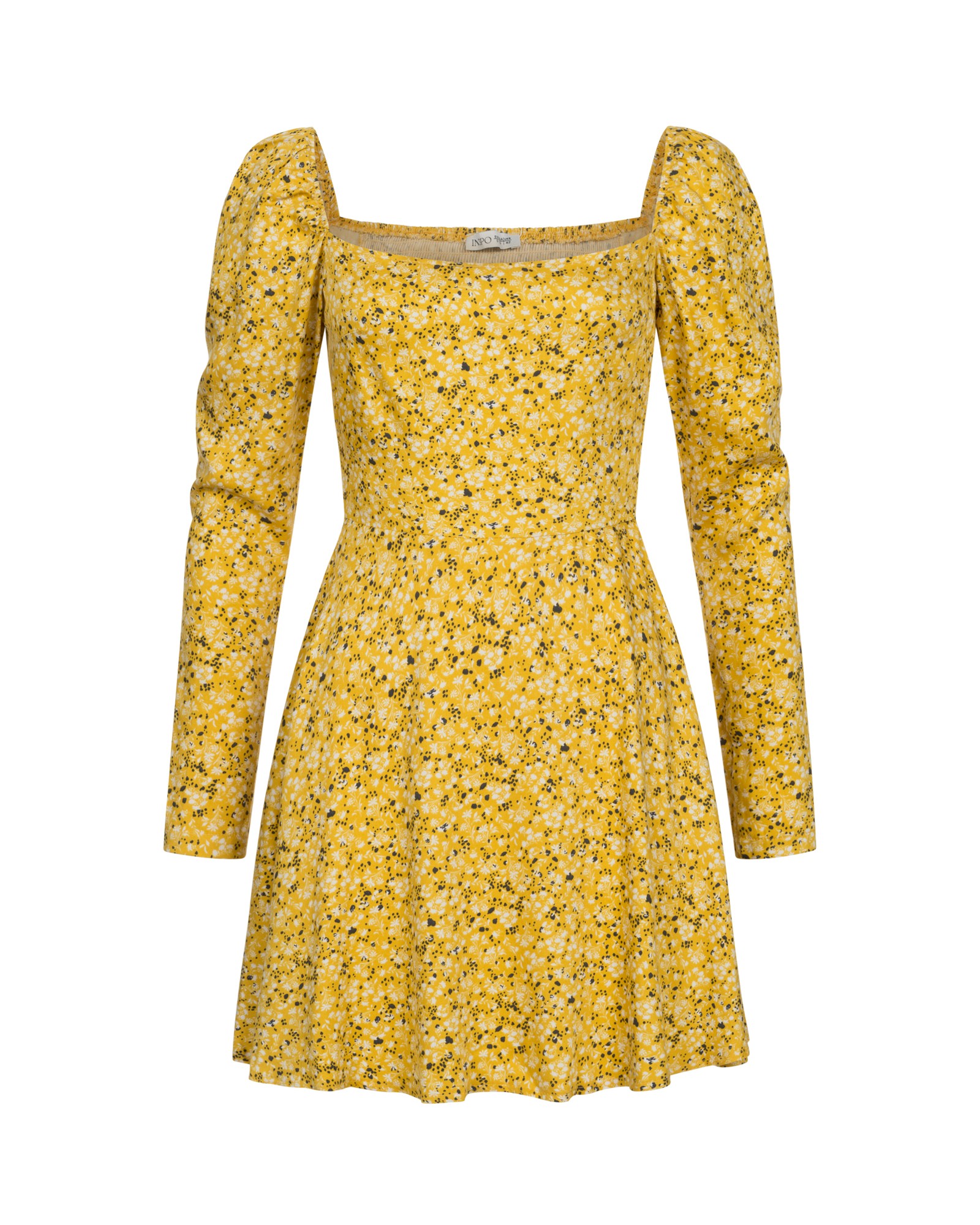 Сукня з квітковим принтом від FASHIONISTA жовтий