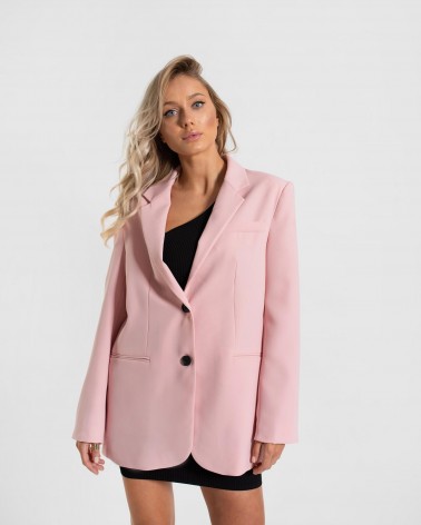 Піджак oversized від FASHIONISTA рожевий