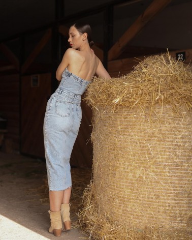 Сукня джинсова Stylish від FASHIONISTA блакитний
