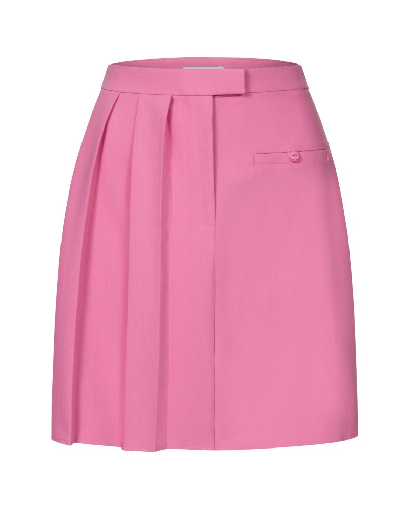 Спідниця з плісируванням від FASHIONISTA рожевий
