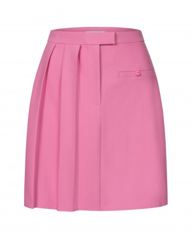 Спідниця з плісируванням від FASHIONISTA рожевий