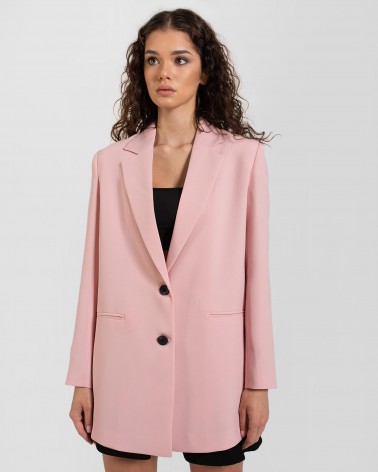 Піджак подовжений oversized  від FASHIONISTA рожевий