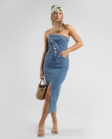 Сукня джинсова Stylish від FASHIONISTA синій