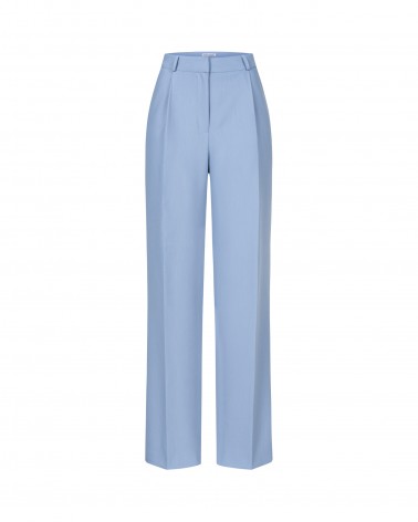 Штани-палацо Minimalism з виточками від FASHIONISTA блакитний