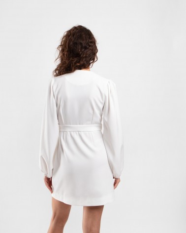 Сукня з імітацією на запах від FASHIONISTA білий