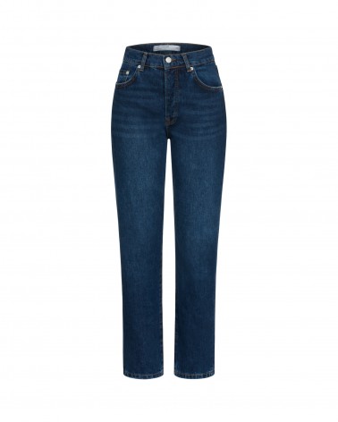 Джинси MOM Basic від FASHIONISTA темно-синій