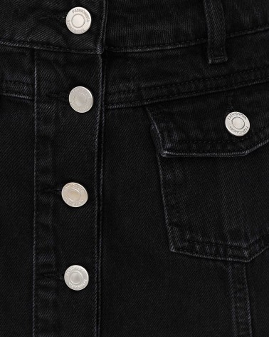 Cпідниця джинсова з ґудзиками від FASHIONISTA чорний