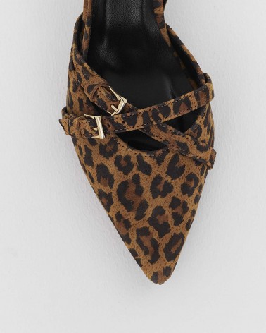 Туфлі з леопардовим принтом від FASHIONISTA пісочний