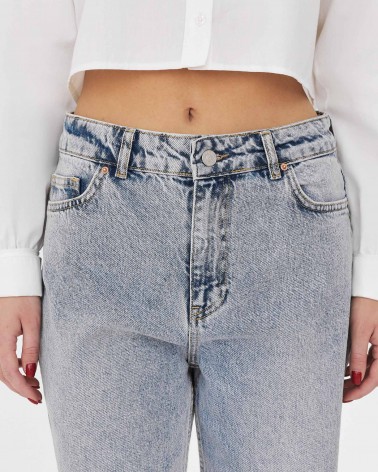 Шорти джинсові виварені від FASHIONISTA блакитний