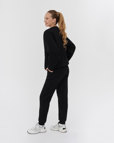 Чорні штани базові на флісі
 FASHIONISTA