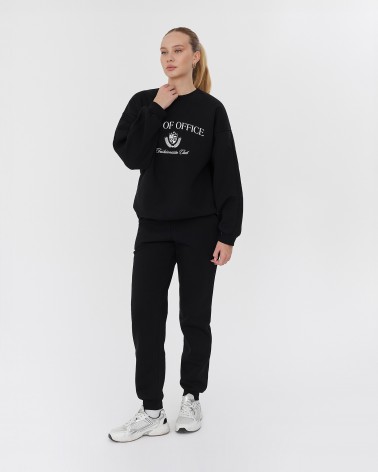 Чорні штани базові на флісі
 FASHIONISTA