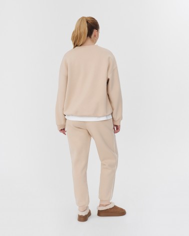 Світло-бежеві штани базові на флісі
 FASHIONISTA