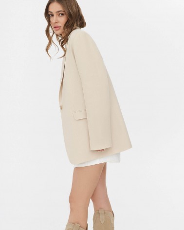 Піджак лляний від FASHIONISTA світло-бежевий