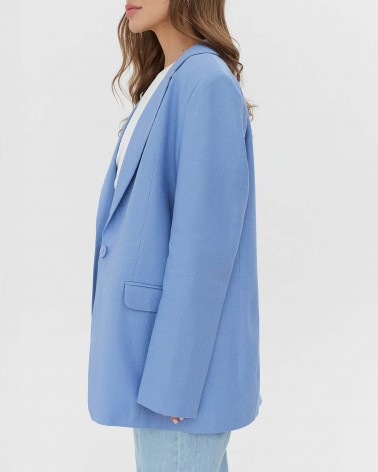 Піджак лляний від FASHIONISTA блакинтий