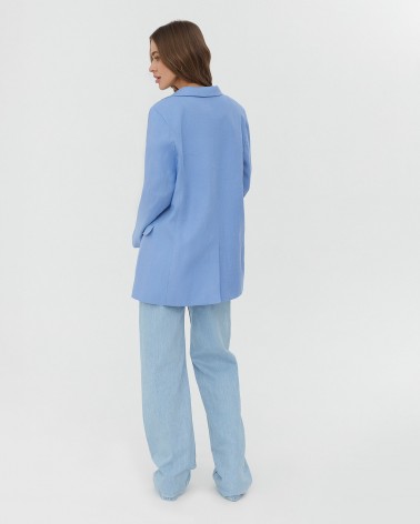 Піджак лляний від FASHIONISTA блакинтий