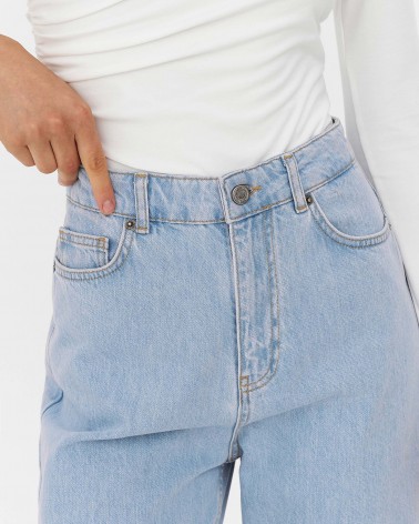 Джинси Straight однотонні від FASHIONISTA блакитний