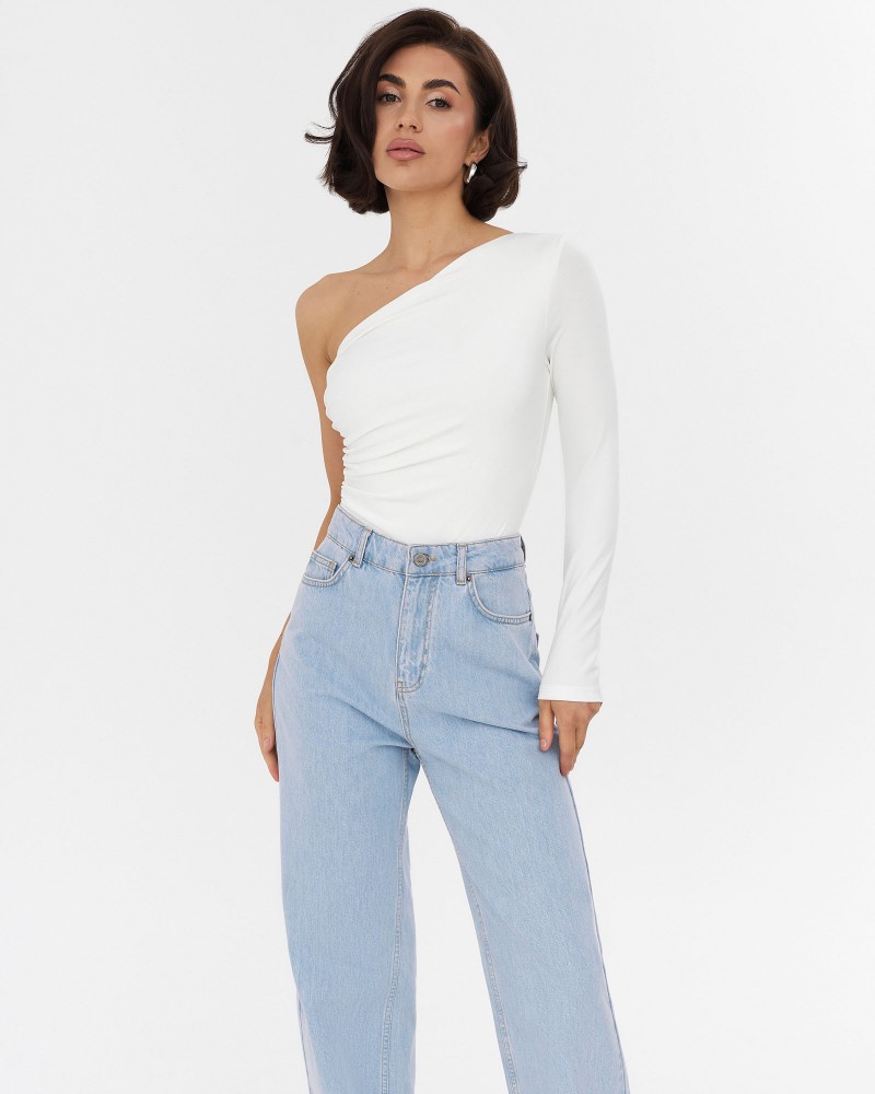 Джинси Straight однотонні від FASHIONISTA блакитний