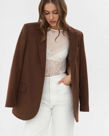 Джинси Straight однотонні від FASHIONISTA молочний