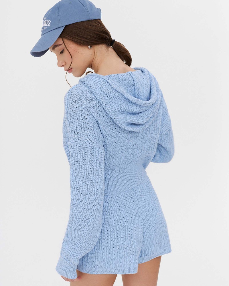 Шорти трикотажні від FASHIONISTA блакитний