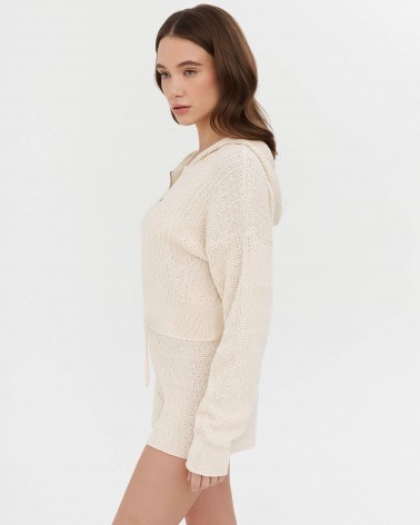 Шорти трикотажні від FASHIONISTA світло-бежевий