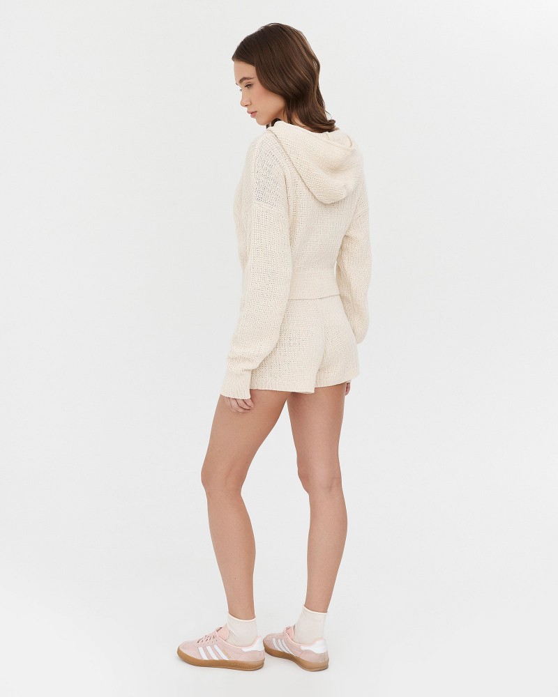 Шорти трикотажні від FASHIONISTA світло-бежевий