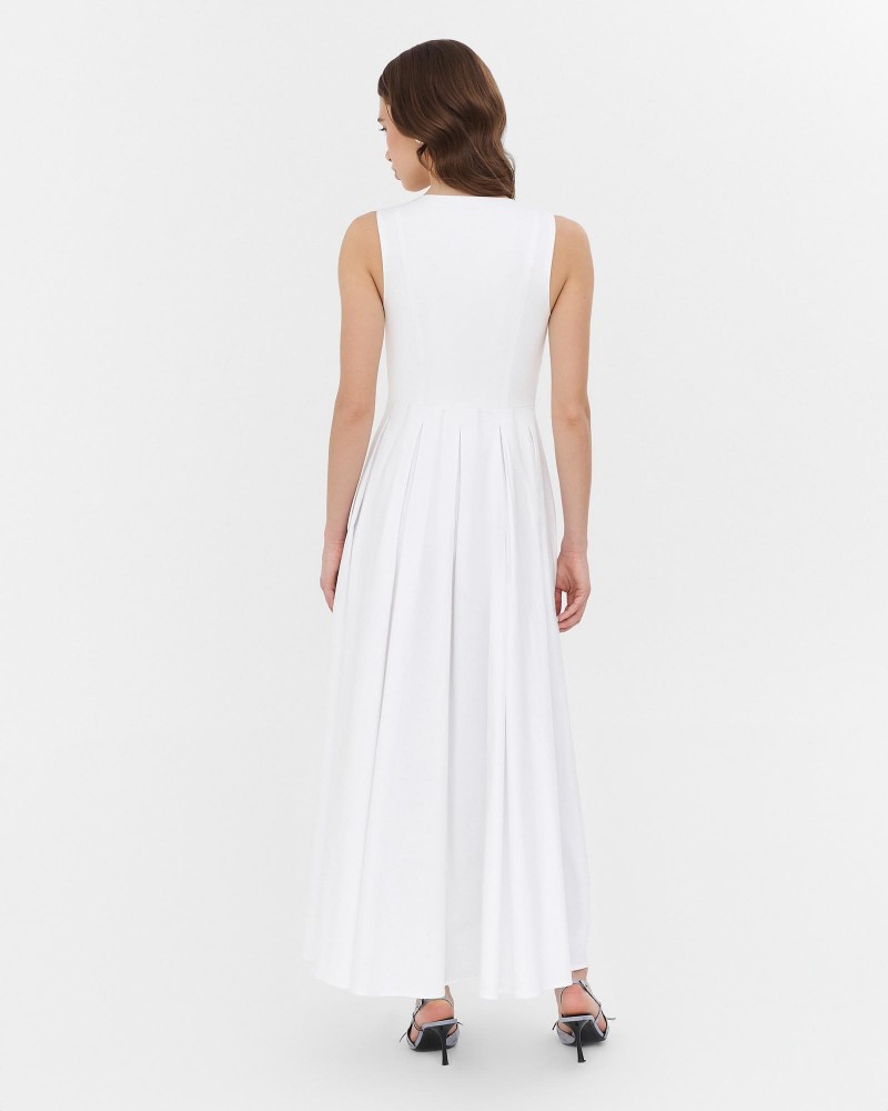 Сарафан бавовняний з ґудзиками
 від FASHIONSTA білий