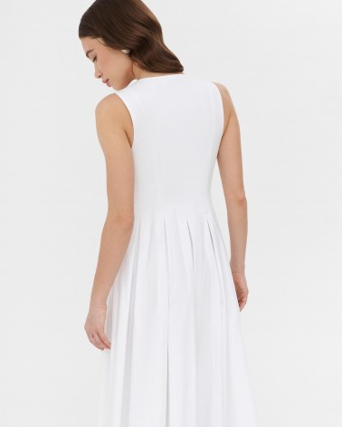 Сарафан бавовняний з ґудзиками
 від FASHIONSTA білий