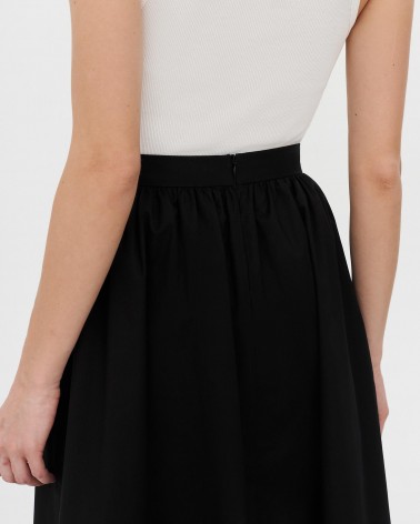 Спідниця-максі бавовняна від FASHIONISTA чорний