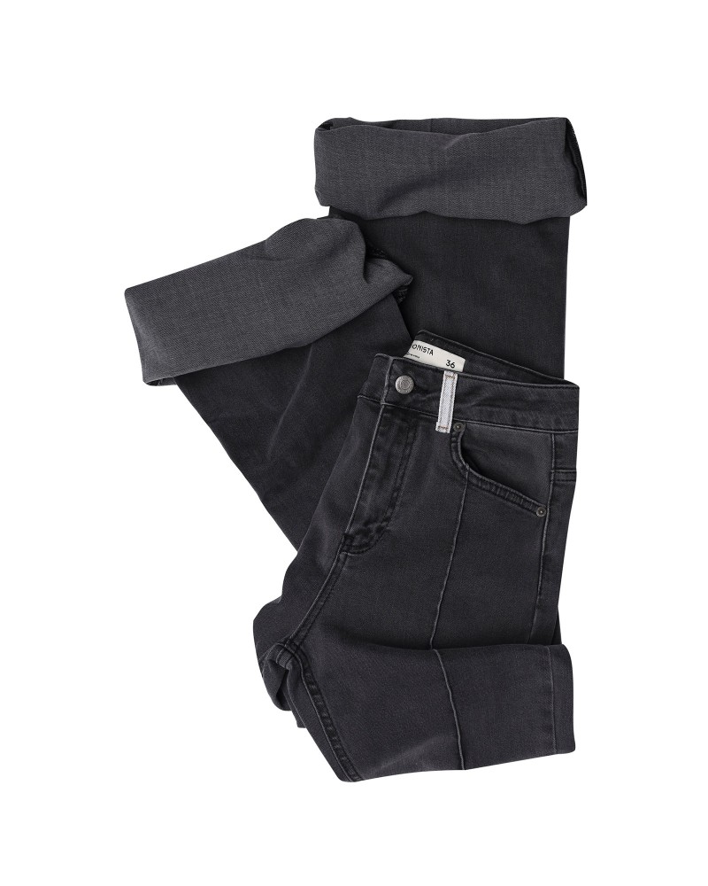 Джинси Flared з декоративними швами (KS) від FASHIONISTA темно-сірий