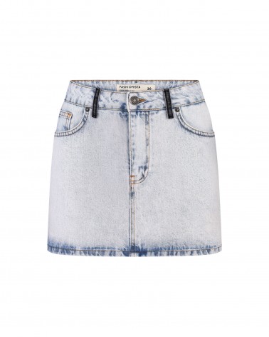 Спідниця-міні джинсова (KS) від FASHIONISTA блакитний