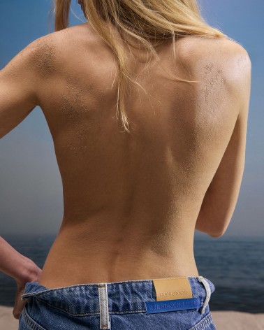 Джинси Straight з розрізом (KS) від FASHIONISTA синій