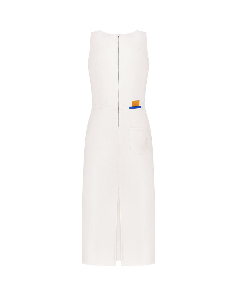 Сарафан джинсовий (KS) від FASHIONISTA молочний