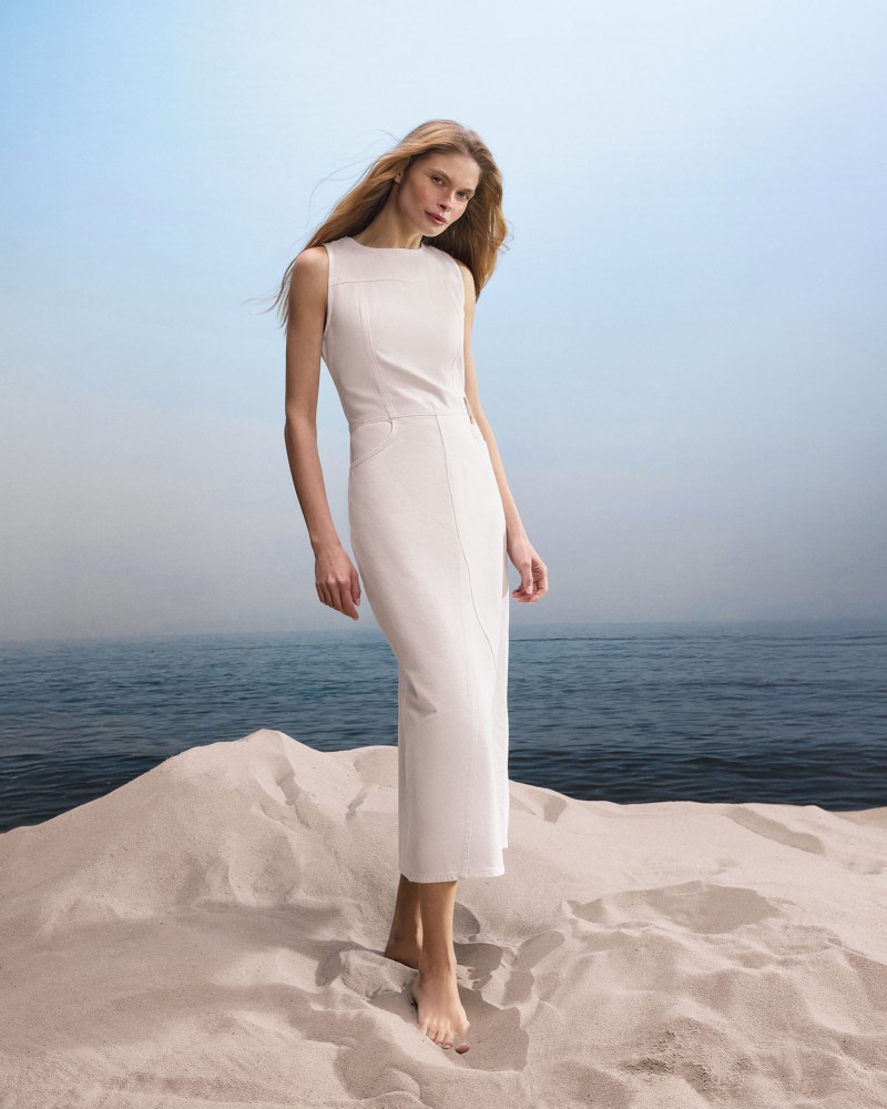 Сарафан джинсовий (KS) від FASHIONISTA молочний