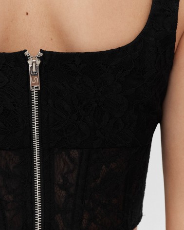 Корсет мереживний від FASHIONISTA чорний