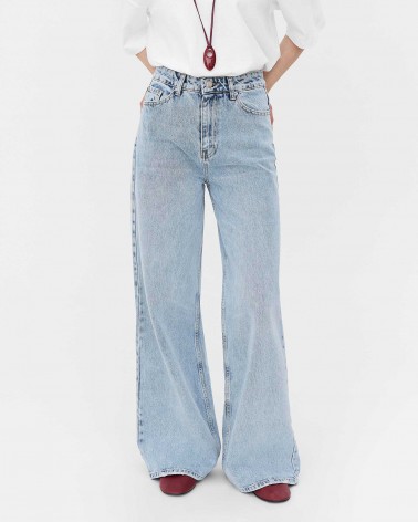 Джинси Wide Leg від FASHIONISTA світло-блакитний