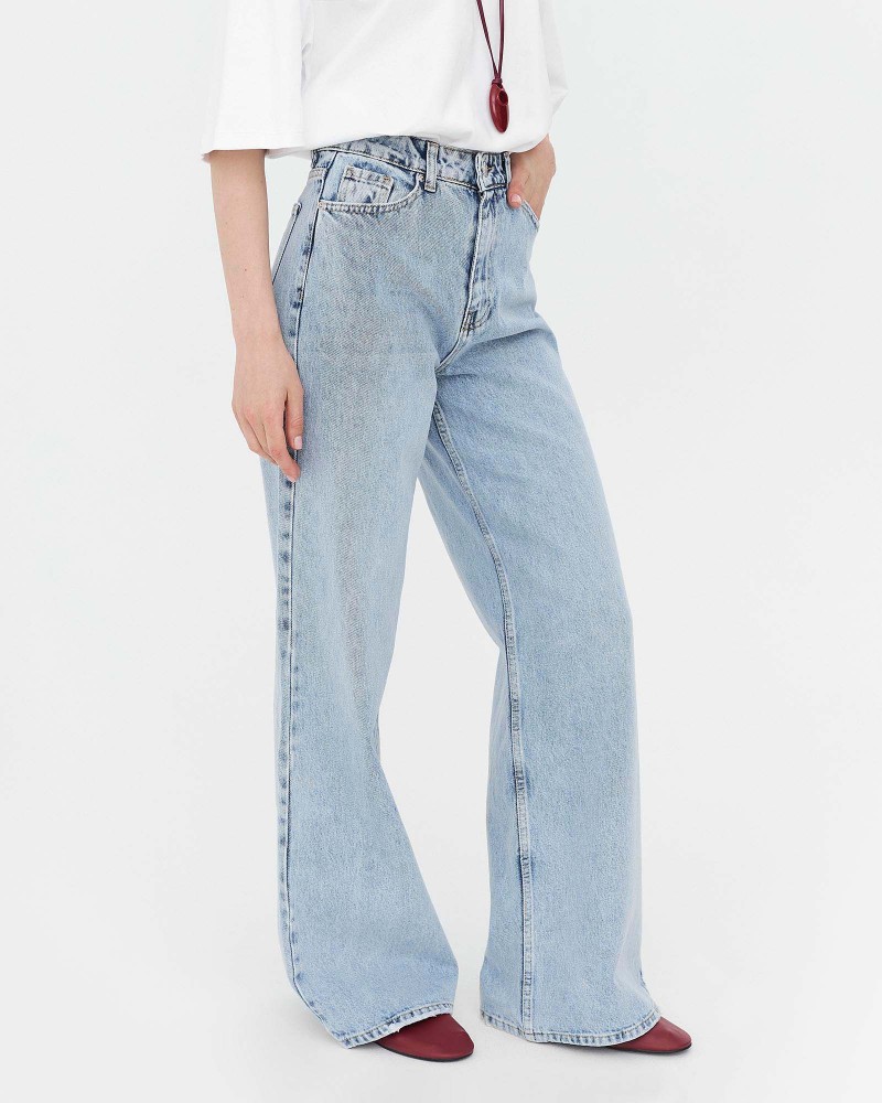 Джинси Wide Leg від FASHIONISTA світло-блакитний