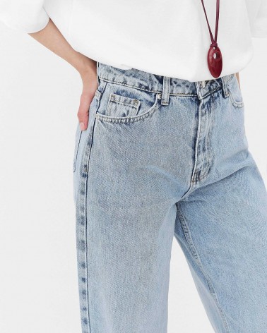 Джинси Wide Leg від FASHIONISTA світло-блакитний