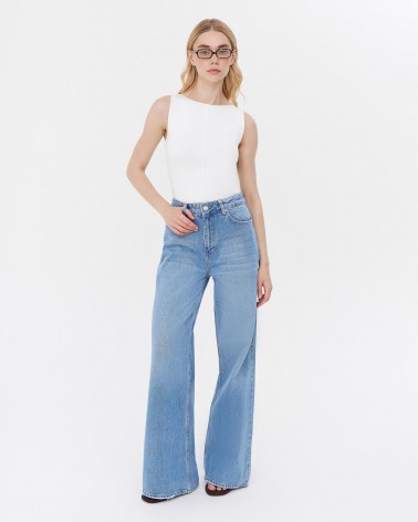 Джинси Wide Leg від FASHIONISTA блакитний