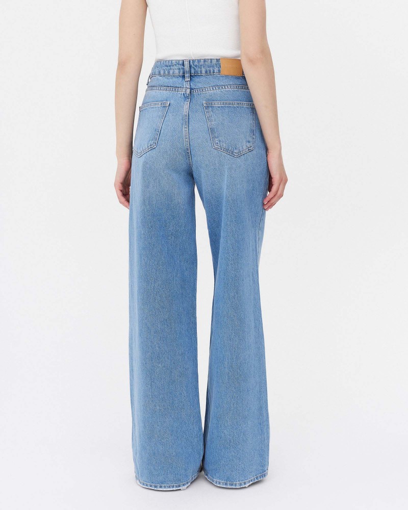 Джинси Wide Leg від FASHIONISTA блакитний