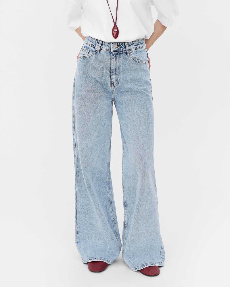 Джинси Wide Leg від FASHIONISTA світло-блакитний