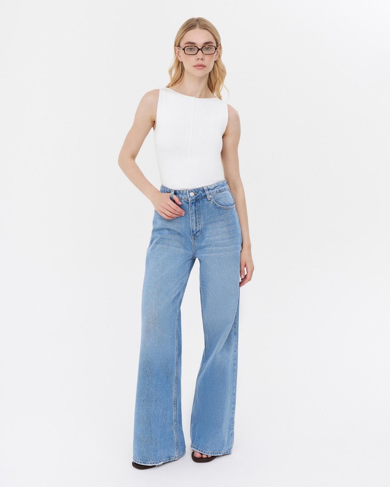 Джинси Wide Leg від FASHIONISTA блакитний