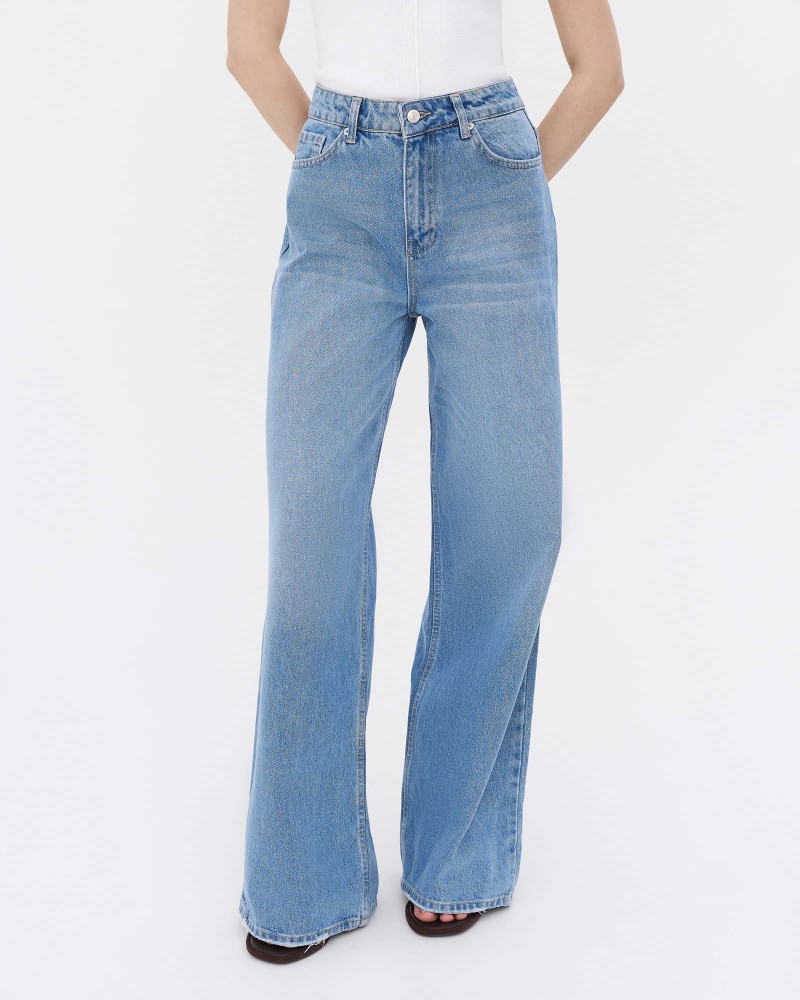 Джинси Wide Leg від FASHIONISTA блакитний