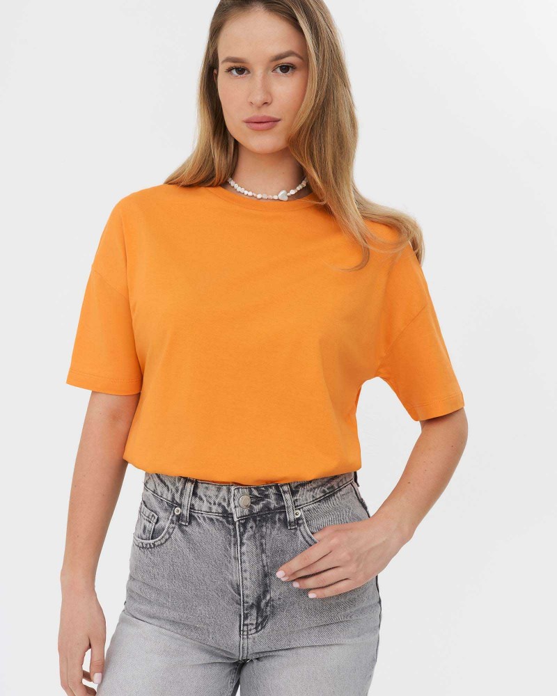 Футболка базова від FASHIONISTA оранжевий