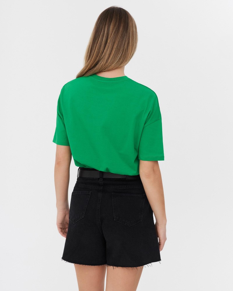 Футболка базова від FASHIONISTA зелений