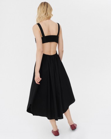 Сарафан з вирізом на спині від FASHIONISTA чорний