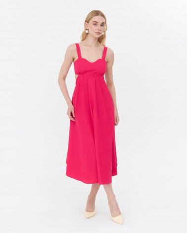 Сарафан з вирізом на спині від FASHIONISTA фуксія