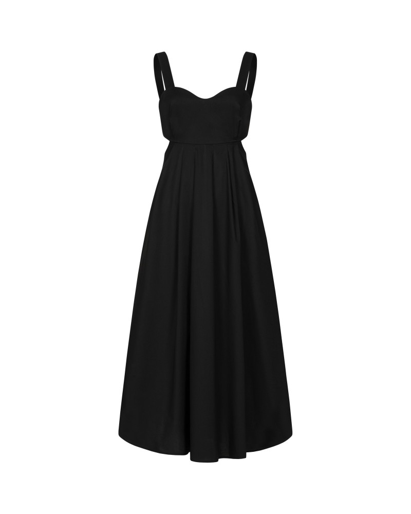 Сарафан з вирізом на спині від FASHIONISTA чорний Сарафан з вирізом на спині від FASHIONISTA чорний